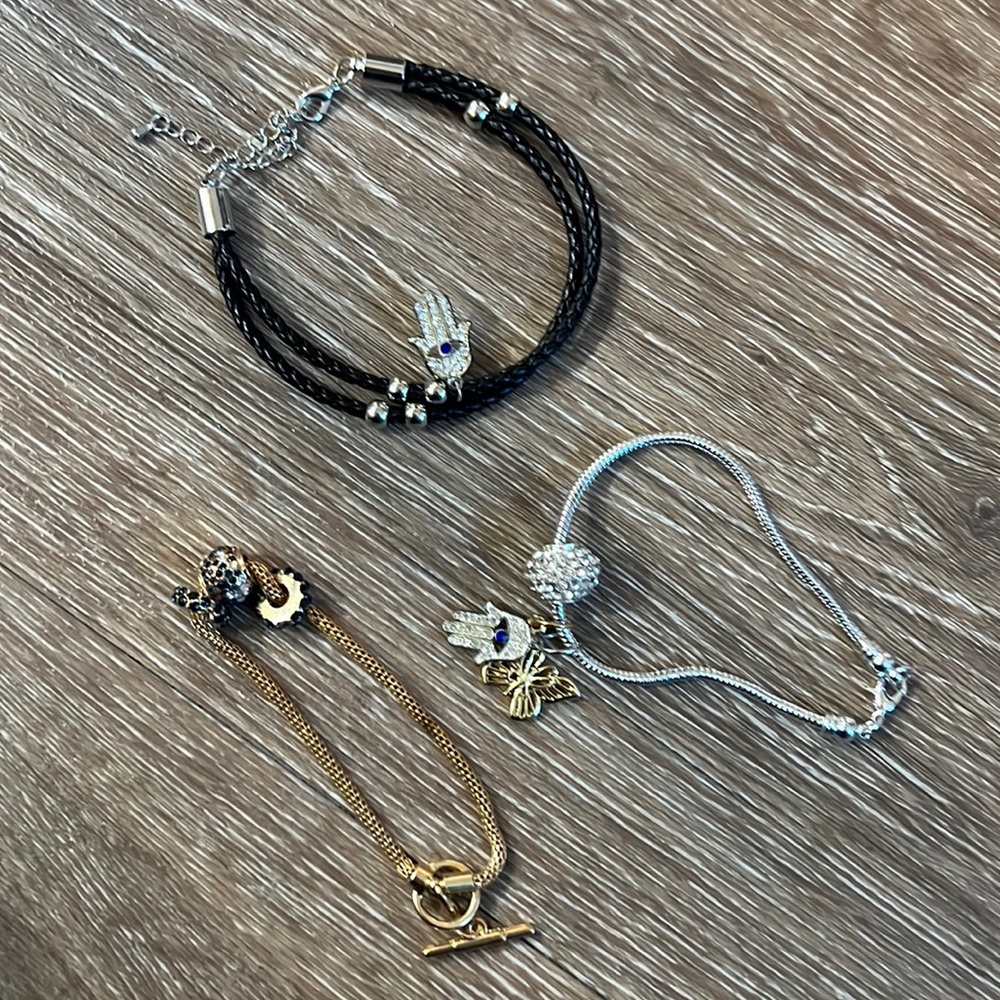 Custom made charm bracelet.